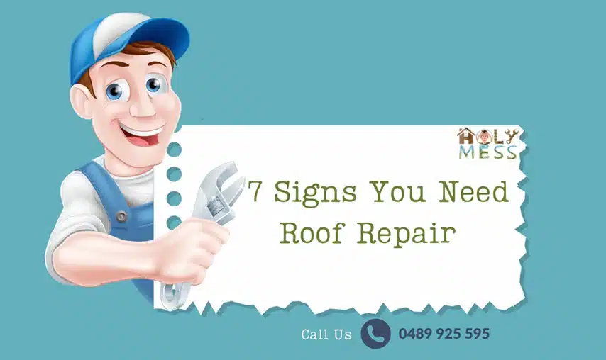signs you need roof repair image with cta