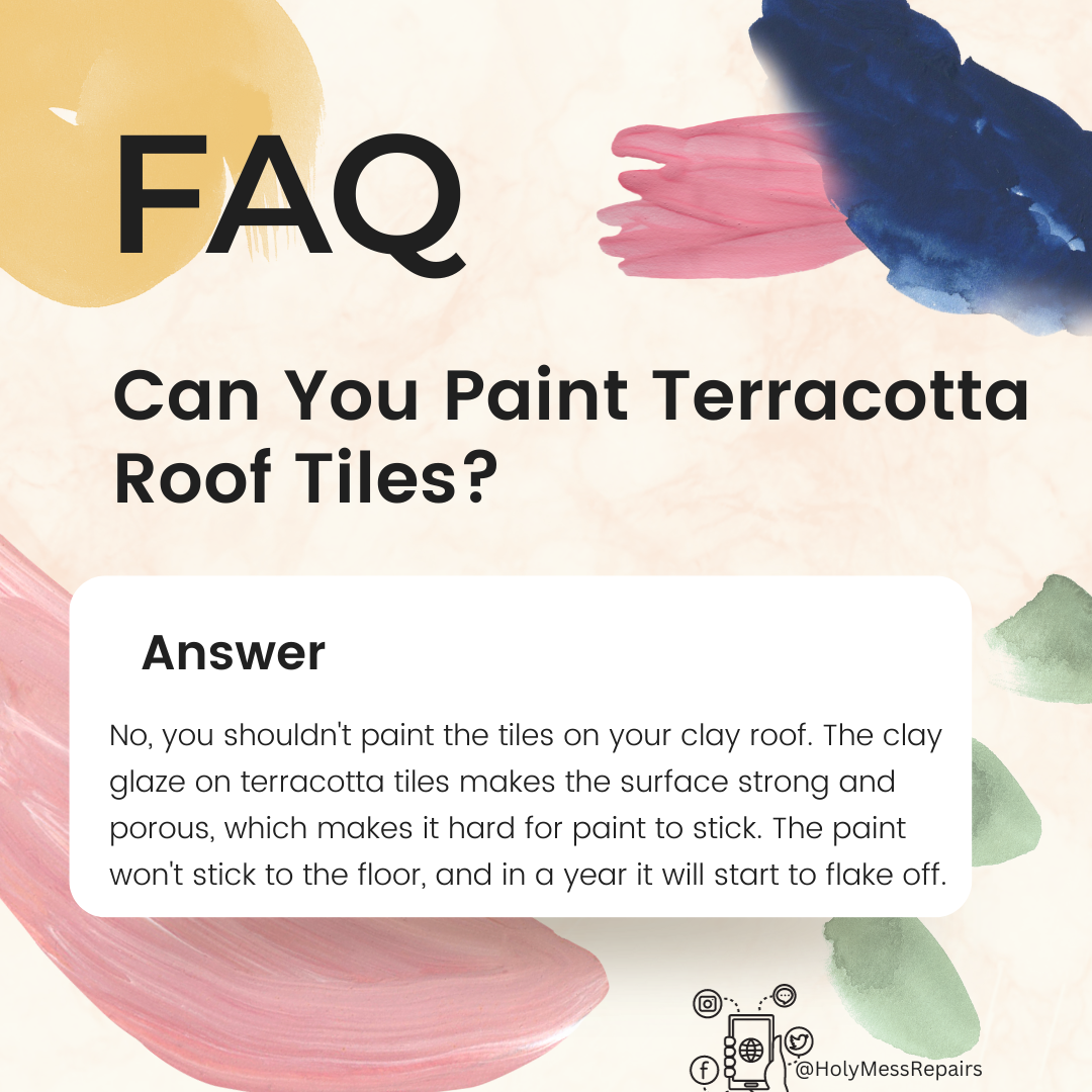 Can You Paint Terracotta Roof Tiles?