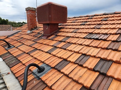 Holymess repairs after roof tile restoration