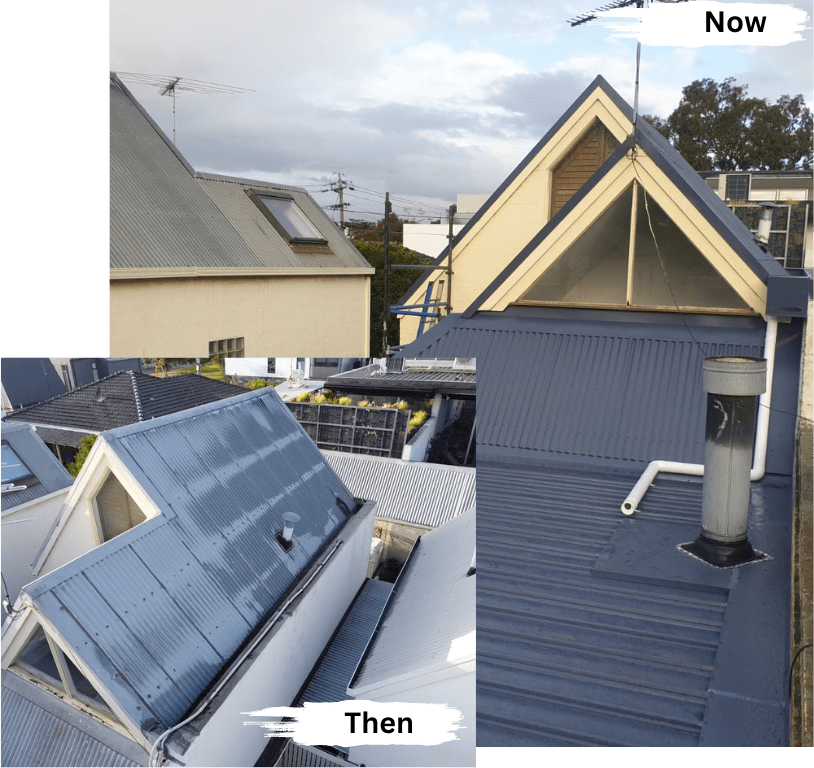 Holymess repairs after colorbond roof replacement