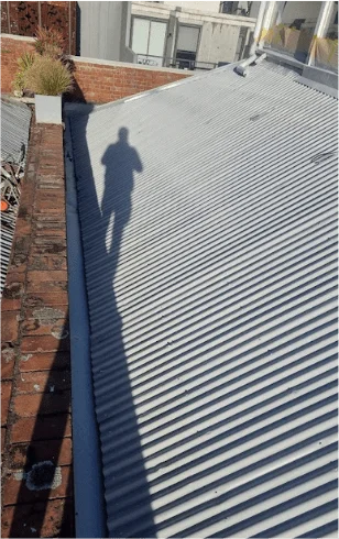 After photos of a roof repair project in collingwood