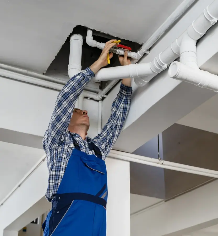 roof plumber on-going work