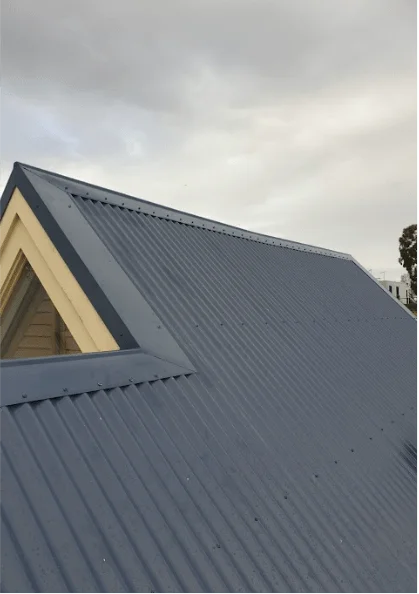 Colorbond roof looking new after Holymess repairs touch
