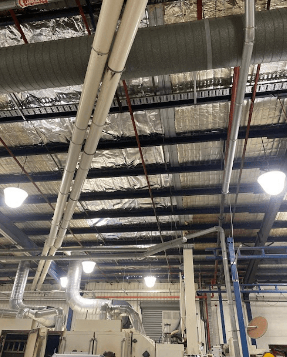 Commercial building interior