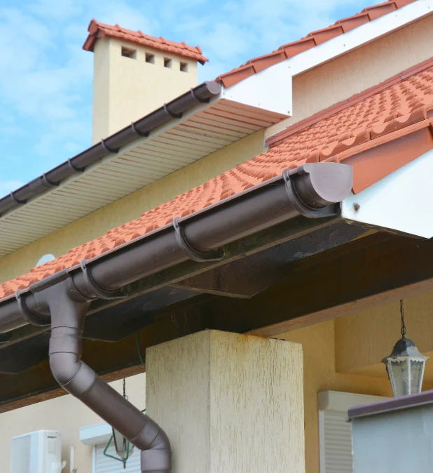 Gutter replacement hoppers crossing