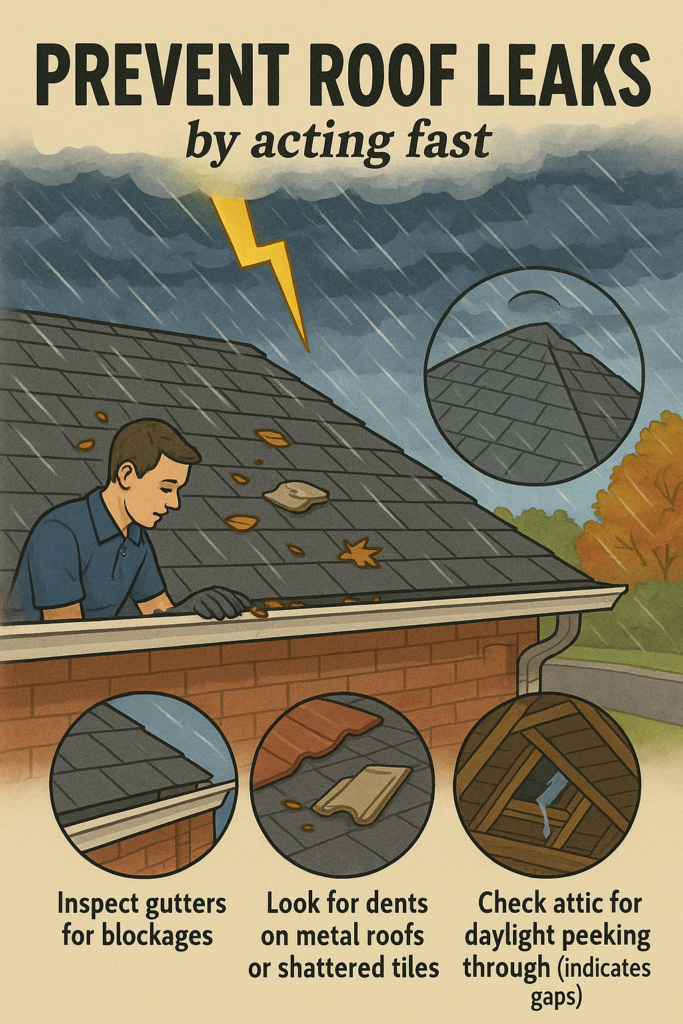 Act Fast After Storms or Hail