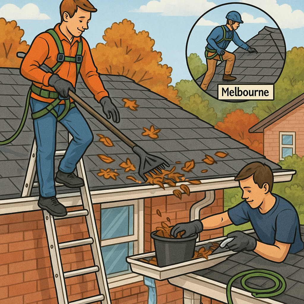 Safely Clean Your Roof and Gutters