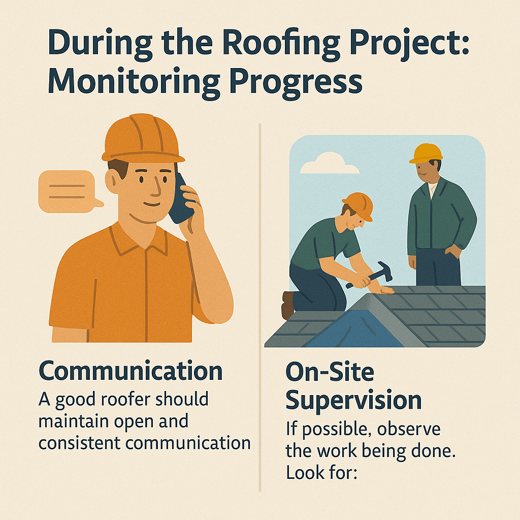 monitor roofing project